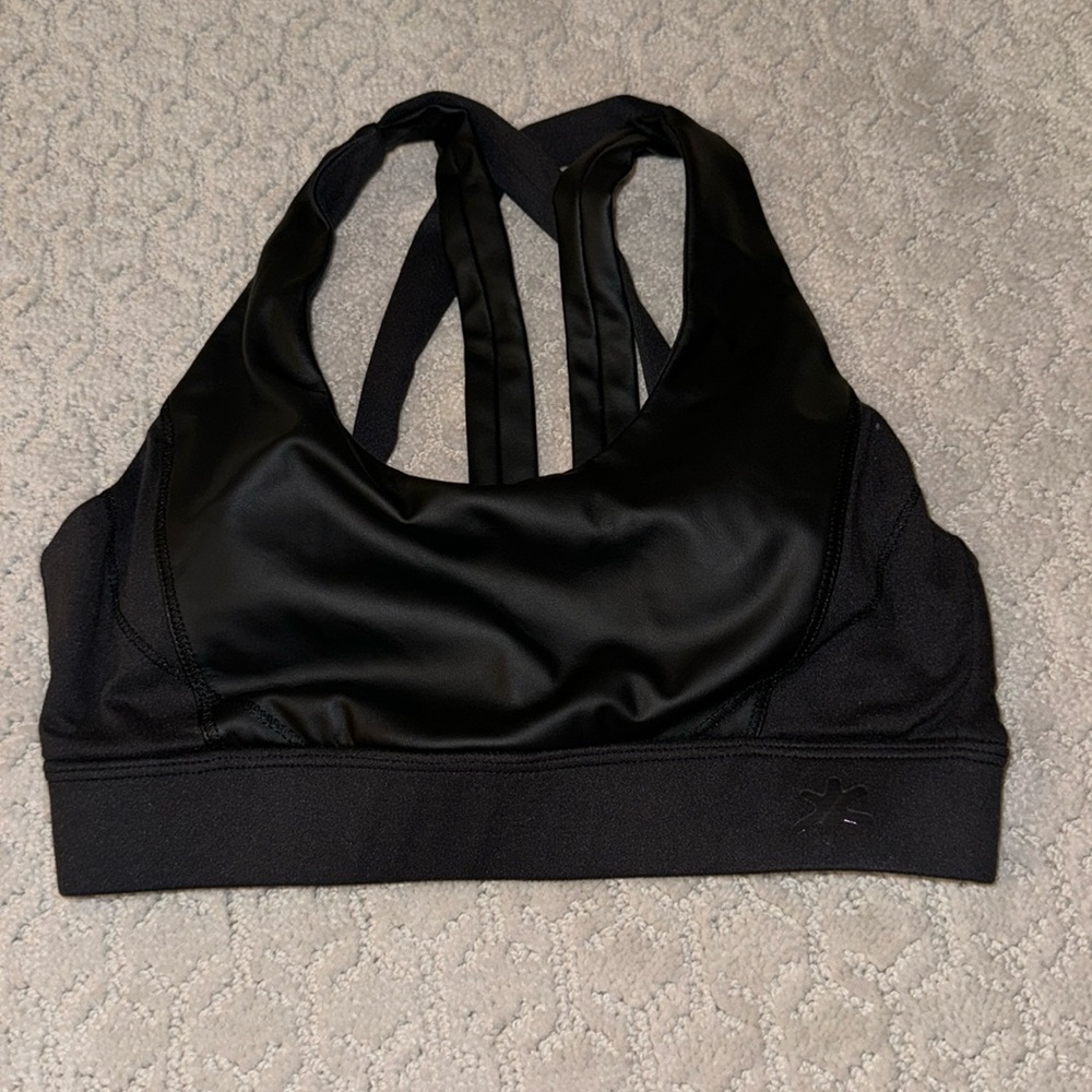 Splendid xs leather sports bra. Never worn without tags